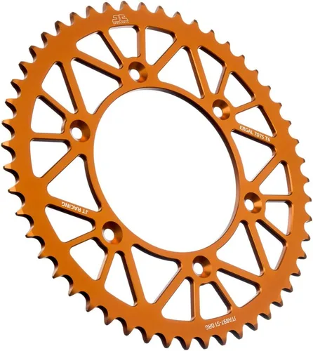 Vista 8 de JT Sprockets JTA897.38BLK - Piñón trasero de aluminio anodizado 7075 T6, color negro