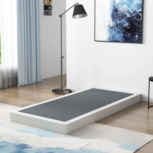 Vista 10 de Vehowy - Somier de perfil bajo de tamaño individual, somier de 7,6 cm (3,0 pulgadas) para cama individual, base de colchón resistente, base de cama