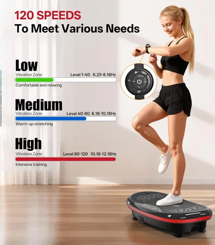 Vista 4 de JOROTO 4D Vibration Plate Exercise Machine for Lymphatic Drainage