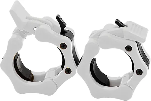 Vista 20 de Abrazaderas para Barra de 2 pulgadas, Collares de Ejercicio de Servicio Pesado de 2" Liberación Rápida Par de Bloqueo Pro Olímpico Barra