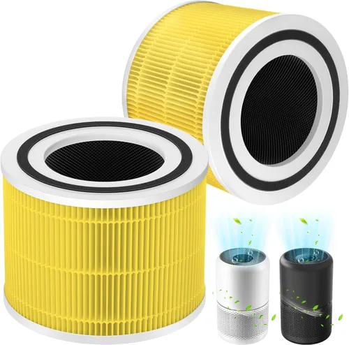 Vista 10 de Filtro HEPA Core P350 para purificador de aire LEVOIT Core P350 Core 300 Core 300S, filtro HEPA 3 en 1 y carbón activado con fórmula ARC, repuesto