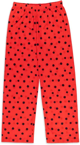 Vista 4 de Miraculous Ladybug - Conjunto de pijama de 4 piezas y pantalones a juego para niñas pequeñas