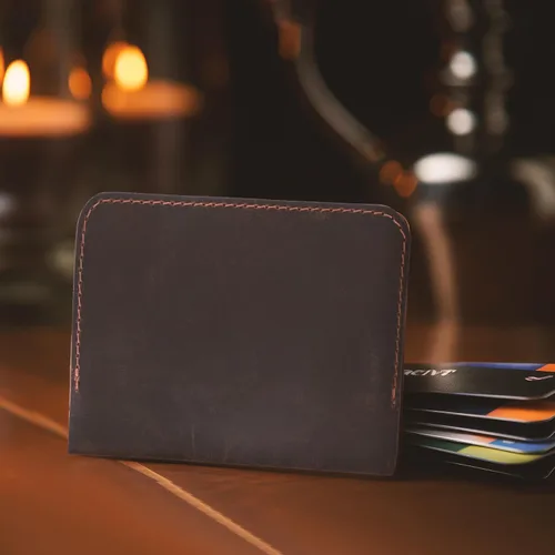 Vista 9 de Funda de cuero para notas de campo, funda para cuaderno para Cahier, funda tipo cartera, (3.5 x 5.5 pulgadas) con ranura para tarjetas/cuaderno