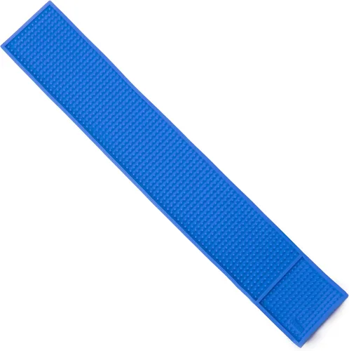 Tapete de goma para derrames de 24 x 4 pulgadas | Tapete de servicio de mezcla de bebidas antideslizante esencial para camarero profesional para Azul