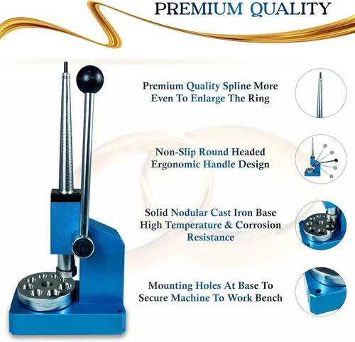 Vista 4 de Herramienta de ajuste de tamaño reductor y ampliador de anillo Máquina para hacer joyas..