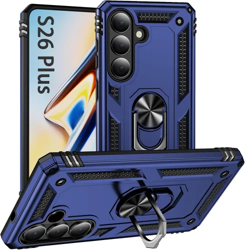 Vista 24 de Korecase - Carcasa para Samsung Galaxy S10E con soporte de anillo, color Negro