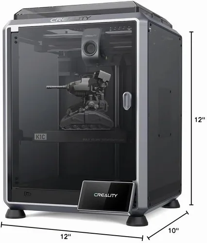 Vista 10 de Creality K1C 3D Printer Support Carbon Fiber Filament Auto Leveling