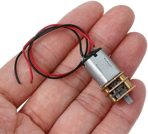 Vista 2 de 10 unids Mini N20 Motor de engranajes DC 3V-9V velocidad lenta caja de engranajes de metal completo DIY robot coche nuevo