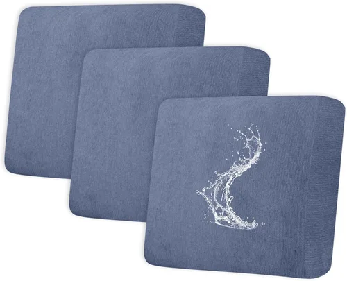 Vista 75 de Fundas de cojín 100 % impermeables para caravana, tela elástica, repuesto para asiento de cámper, funda de sofá lavable diseñada para banco de auto