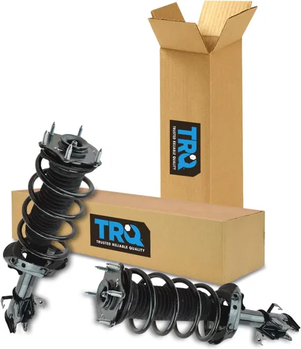 Vista 64 de TRQ Conjunto de Amortiguador y Resorte Delantero Cargado con Resorte Helicoidal Pre-ensamblado Compatible con Jeep Cherokee Limited AWD 14-22 Sin