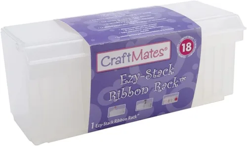 Vista 7 de Craft Mates - Caja de organizador grande con cerradura (púrpura)