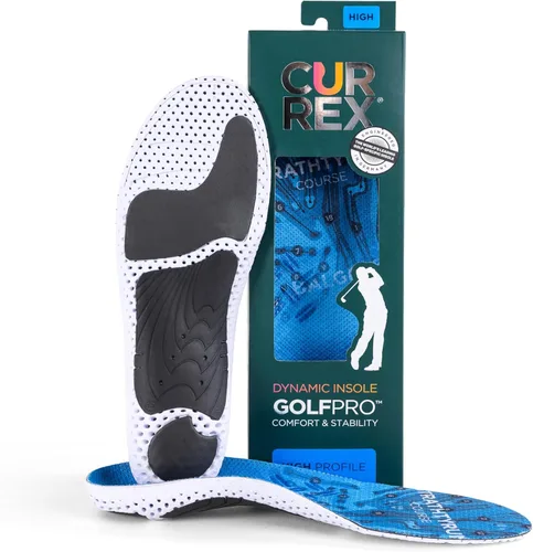 CURREX Plantilla GolfPRO – Plantilla de apoyo dinámico para hombres, mujeres y jóvenes – para un apoyo perfecto y postura en el campo – Más