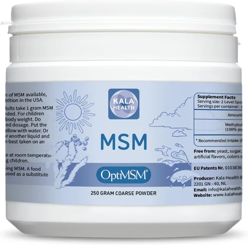 Procapsin OptiMSM - Suplemento en polvo puro de metilsulfonilmetano MSM orgánico, sin gluten, sin OMG, cristales de azufre Opti MSM para niños y