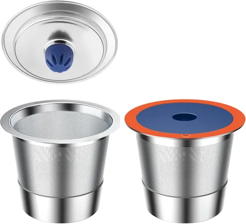 Vista 8 de Filtro de Café Reutilizable para Keurig K Duo, Cesta Reutilizable de Acero Inoxidable de 8-12 Tazas para K-Duo Essentials y Cafeteras K Duo, Paquete