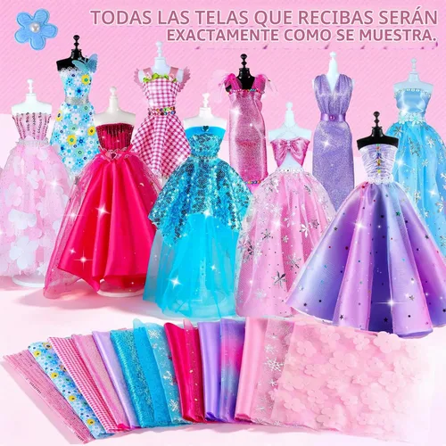 Vista 2 de Más de 1200 kits de diseño de moda para niñas con 8 maniquíes y tutorial