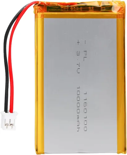 Vista 25 de Batería LiPo de 3.7V 1000mAh 102050, batería recargable de polímero de litio con conector y cable JST PH2.0.000 in, reemplazo para altavoz