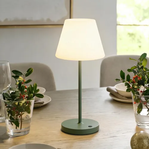 Vista 11 de WEILAILUX Lámpara de mesa para exteriores operada por batería, impermeable, lámpara de mesa inalámbrica recargable de 4000mAh, lámpara de escritorio