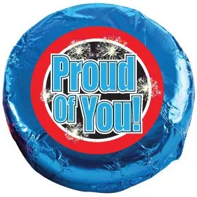 Vista 2 de Felicitaciones Cookie Talk Trío de galletas con crema de chocolate cubierto de chocolate