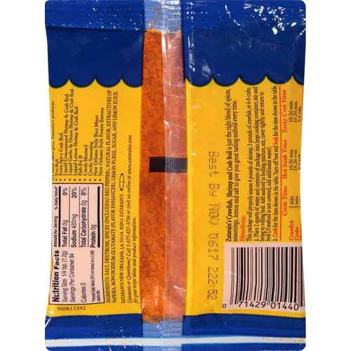 Vista 2 de Zatarain's Hierva de cangrejo, camarones y cangrejos, 4 onzas (paquete de 4)