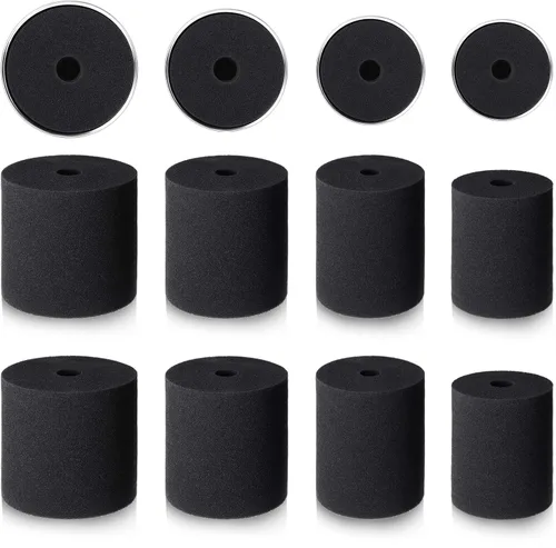Honoson 4 tamaños, 8 piezas de vasos de espuma Turner para vasos de espuma de PVC de 1/2 pulgada, accesorios para todos los vasos de 10 a 40 onzas