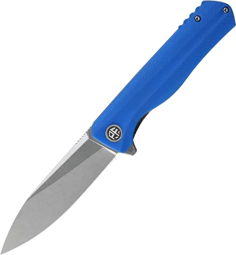 Vista 19 de Petrified fish Mango G10 Hoja de acero D2 2CR13 rodamiento de bolas plegable cuchillo de bolsillo con tapa abatible para acampar, caza, uso diario