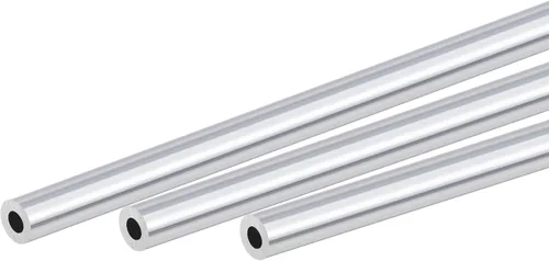 Vista 20 de uxcell 6063 Tubo redondo de aluminio 0.118 in OD 0.079 in Diámetro interior 11.811 in Longitud Tubería 3 PC