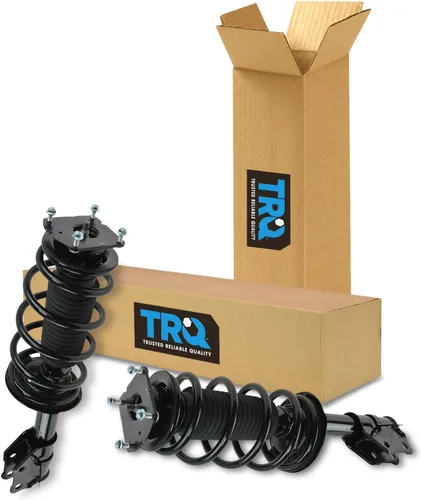Vista 100 de TRQ Conjunto de Amortiguador y Resorte Delantero Cargado con Resorte Helicoidal Pre-ensamblado Compatible con Jeep Cherokee Limited AWD 14-22 Sin