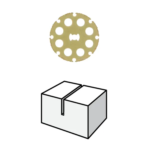 Vista 6 de Dremel EZ544 Rueda de corte EZ Lock™ de 1-1/2 pulgadas