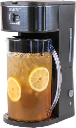 Vista 8 de Homecraft Cafetera Eléctrica para Té Helado y Café de Infusión Fría, Jarra Aislada Doble, Negra, Pequeña
