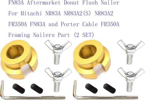 Vista 2 de FN83A - Clavadora de rosquilla para Hitachi NR83A NR83A2(S) NR83A2 FR350A FN83A y Porter Cable FR350A Framing Nailers Part (2 SET)
