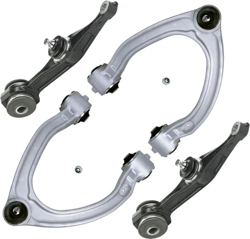 Vista 211 de Detroit Axle - Kit de brazos de control delanteros de 4 piezas para Nissan Cube 2009-2014, Nissan Versa 2007-2012 2 brazos de control inferiores