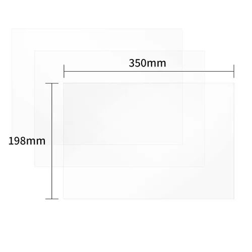 Vista 3 de Chitu Systems 3 películas protectoras para Sonic Mega 8K 15 pulgadas 13.780x7.795 in resina 3D impresoras LCD Protector de pantalla LCD