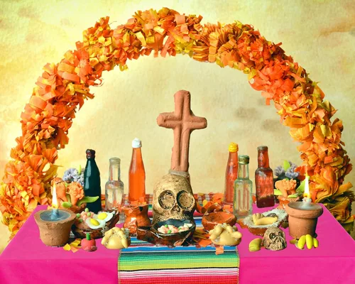 Vista 5 de Tudomro - Mantel de fiesta mexicana de 54 x 108 pulgadas con corredor de Negro