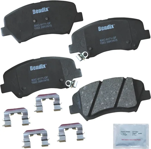 Vista 311 de Pastillas de freno delanteras semi-metálicas Bendix Priority1 CFM1774 para Ford Transit 2019-2017, Transit-150 2021-2015, Transit-250 2021-2015