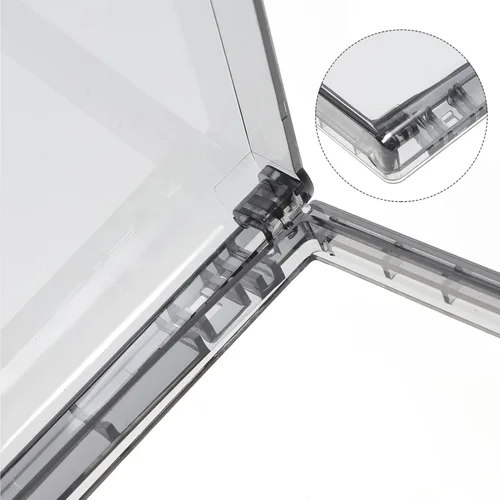 Vista 5 de Protector de receptáculo para toma de corriente, tapa resistente a la intemperie, cubierta de caja de toma de corriente, cubierta adhesiva