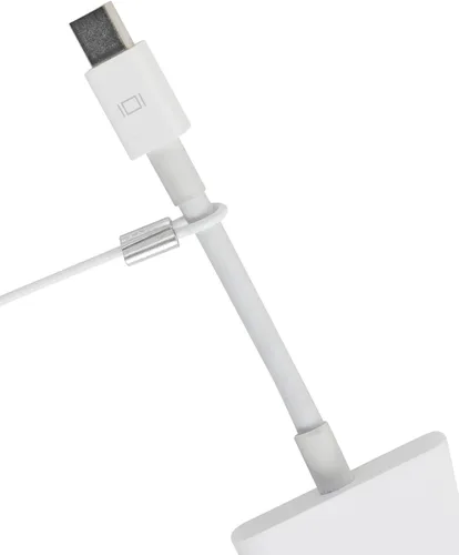 Vista 3 de Organización de cables, kit de correas de bricolaje – Correas de cable personalizables para computadoras, adaptadores y dongles – Cables de amarre