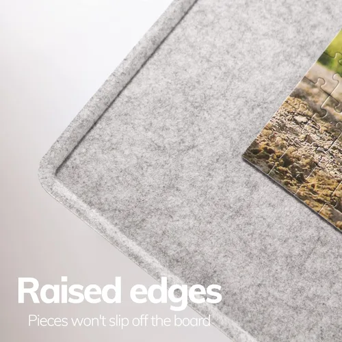 Vista 5 de Coobe - Tableros de rompecabezas de 1000 piezas portátiles, tapete de rompecabezas con tapa, sistema de almacenamiento ligero de bandeja