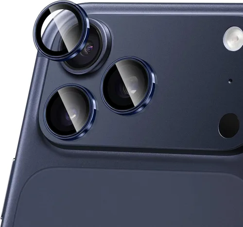 Vista 29 de Compatible con iPhone 13 Pro para iPhone 13 Pro Max, protector de lente de cámara antiarañazos, vidrio templado 9H, protector de cámara de metal a