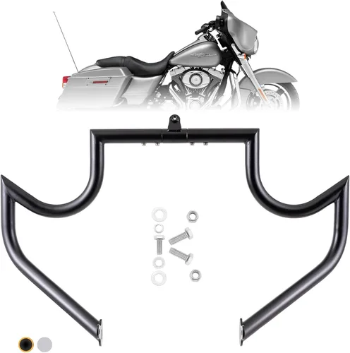 Kinglemc Barra de Choque para Motor Guarda de Carretera para Harley Davidson Touring Road Glide Road King Street Glide Electra Glide CVO y Modelos