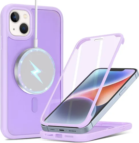 Vista 39 de Funda para iPhone 8 Plus con protector de pantalla, compatible con Magsafe, para iPhone 7 Plus, protector de pantalla integrado, funda delgada
