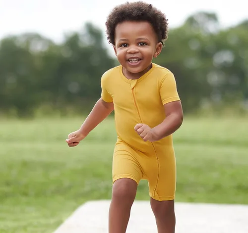 Vista 4 de Gerber Mameluco unisex de manga corta suave con viscosa hecho de eucalipto