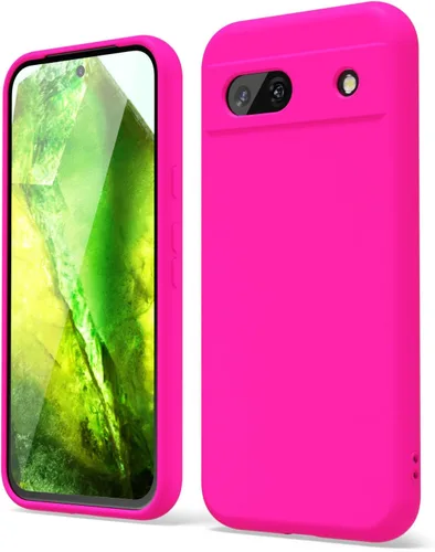 Vista 220 de oakxco para Google Pixel 6A Funda de teléfono de silicona líquida, diseño estético lindo y delgado para mujer y niña, cubierta de gel suave, lisa