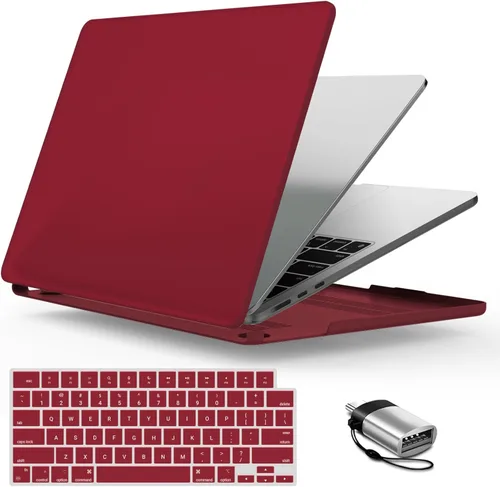 Vista 24 de IBENZER Funda para MacBook Air de 15 pulgadas 2026 2025 2024 2023 M5 M4 M3 M2 Modelo A3448 A3241 A3114 A2941, carcasa rígida y cubierta de teclado