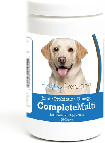 Vista 204 de Healthy Breeds Cavalier King Charles Spaniel - Multivitamínico todo en uno, completo con probióticos, glucosamina, condroitina y omegas, 60