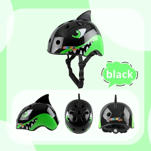 Vista 3 de Casco de bicicleta para niños pequeños, ajustable y multideportivo, 3 tamaños para edades de 1-2-3-5-8-14 años