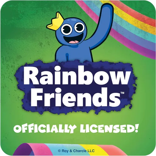 Vista 8 de Rainbow Friends - Paquete de 4 minifiguras de neón (2.5 pulgadas de alto, serie 2)