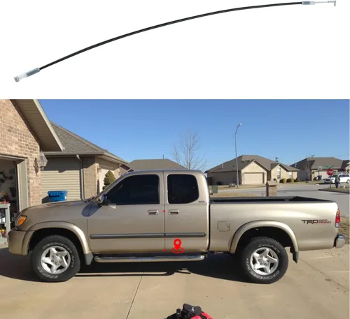 Vista 2 de Conjunto de cable de puerta delantera, compatible con Toyota Sequoia 2002 y 2005, fielder y Land Cruiser 2004 Reemplazar 69710-0C010