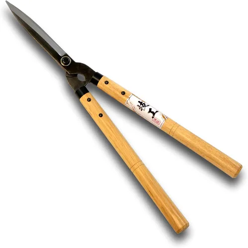 Vista 8 de KAKURI Tijeras japonesas para jardinería de 27 pulgadas, cortasetos profesionales para recortar arbustos y bordes, mango largo resistente