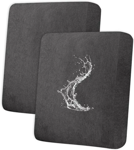 Vista 116 de Fundas de cojín 100 % impermeables para caravana, tela elástica, repuesto para asiento de cámper, funda de sofá lavable diseñada para banco de auto
