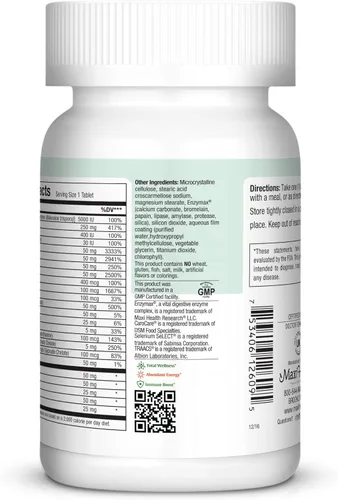 Vista 3 de MaxiVite - Sin hierro - One a Day Multi Vitamina, 90 tabletas - Sin gluten - Kosher